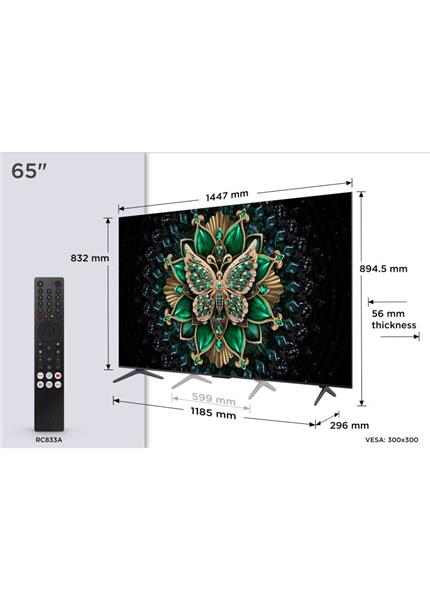 TCL C6K Premium QD-MiniLED Smart TV 65" 4K (65C6K) TCL C6K Premium QD-MiniLED Smart TV 65" 4K (65C6K)