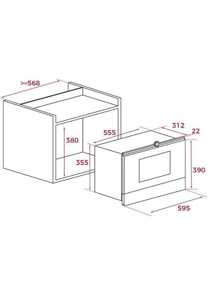 TEKA ML 82-G1 BIS L  Vstavaná mikrovlnná rúra TEKA ML 82-G1 BIS L  Vstavaná mikrovlnná rúra