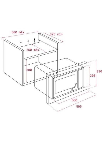 TEKA ML 8200 BIS B,  Vstavaná mikrovlnná rúra TEKA ML 8200 BIS B,  Vstavaná mikrovlnná rúra