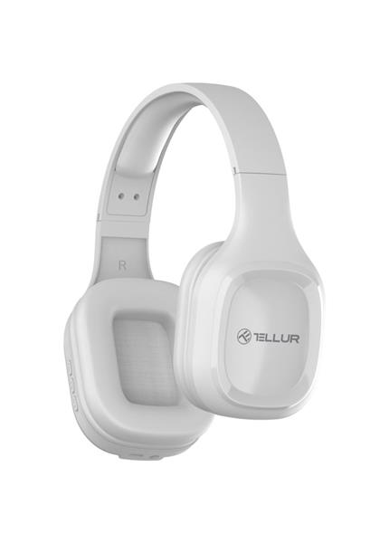 TELLUR Pulse, Bluetooth Over-Ear Headphones, wht TELLUR Pulse, Bluetooth Over-Ear Headphones, wht