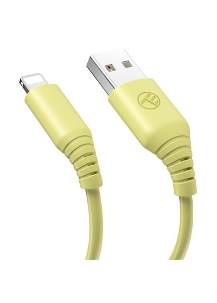 TELLUR Silicone, Kábel, USB/Lightning, 1m, yel TELLUR Silicone, Kábel, USB/Lightning, 1m, yel