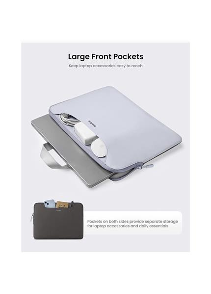 TOMTOC DUAL Sleeve for MacBook 13,5", black/blue TOMTOC DUAL Sleeve for MacBook 13,5", black/blue