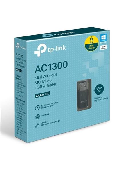 TP-Link Archer T3U AC1300 Mini Wireless MU-MIMO TP-Link Archer T3U AC1300 Mini Wireless MU-MIMO