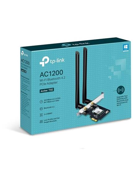 TP-Link Archer T5E, AC1200 Wi-Fi Bluetooth 4.2 PCI TP-Link Archer T5E, AC1200 Wi-Fi Bluetooth 4.2 PCI