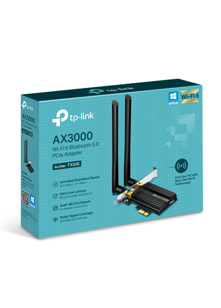 TP-Link Archer TX50 AX3000 Wi-Fi 6 Bluetooth 5.0 TP-Link Archer TX50 AX3000 Wi-Fi 6 Bluetooth 5.0