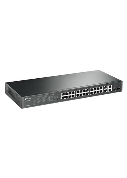 TP-Link Switch 24-Port/100Mbps/MAN/Rack/SFP/PoE+ TP-Link Switch 24-Port/100Mbps/MAN/Rack Omada SND