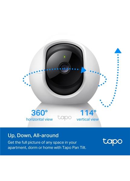 TP-link Tapo C200C, Pan/Tilt Home Security kamera TP-link Tapo C200C, Pan/Tilt Home Security kamera