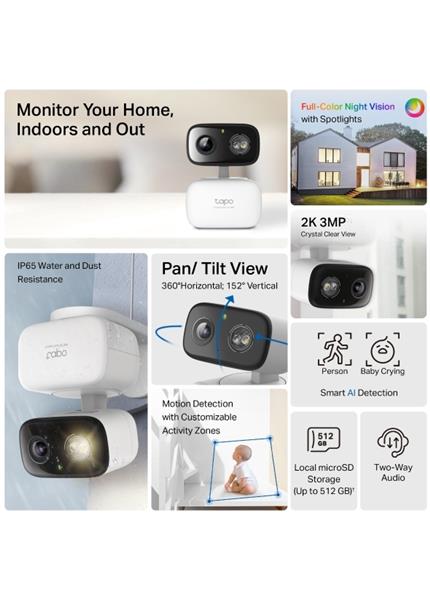 TP-link Tapo C216, Outdoor Security Wi-Fi Kamera TP-link Tapo C216, Outdoor Security Wi-Fi Kamera