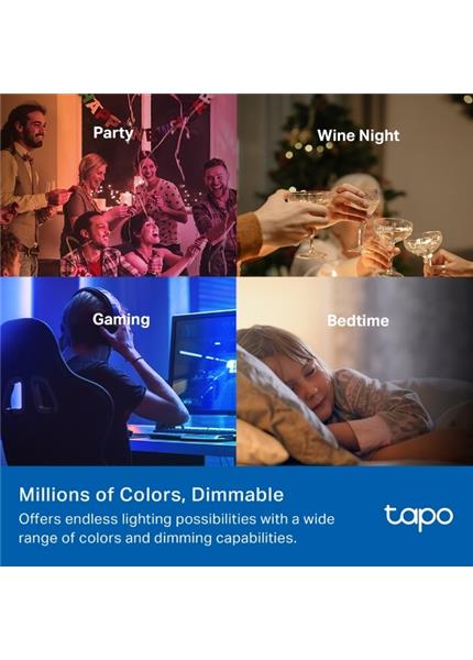 TP-link Tapo L430C(4-pack), SMART Led žiarovka E14 TP-link Tapo L430C(4-pack), SMART Led žiarovka E14