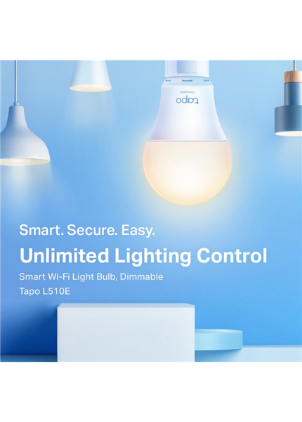 TP-link TAPO L510E, SMART Led žiarovka, E27 TP-link TAPO L510E, SMART Led žiarovka, E27