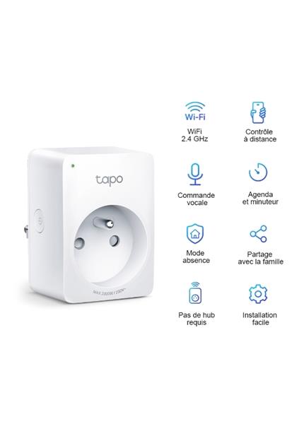 TP-link Tapo P100(2-PACK), Mini Smart Wi-Fi Socket TP-link Tapo P100(2-PACK), Mini Smart Wi-Fi Socket