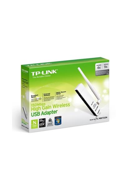 TP-Link TL-WN722N wifi 150Mbps USB adap. RSMA TP-Link TL-WN722N wifi 150Mbps USB adap. RSMA