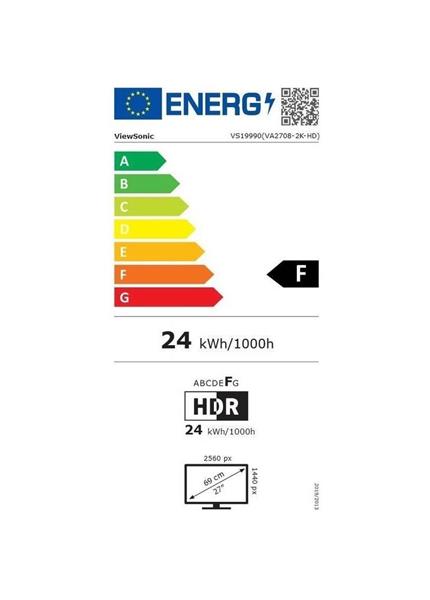 VIEWSONIC VA2708-2K-HD, LED Monitor 27" 2K VIEWSONIC VA2708-2K-HD, LED Monitor 27" 2K