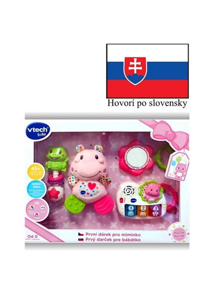 VTECH Prvý darček pre bábätko SK - ružový VTECH Prvý darček pre bábätko SK - ružový